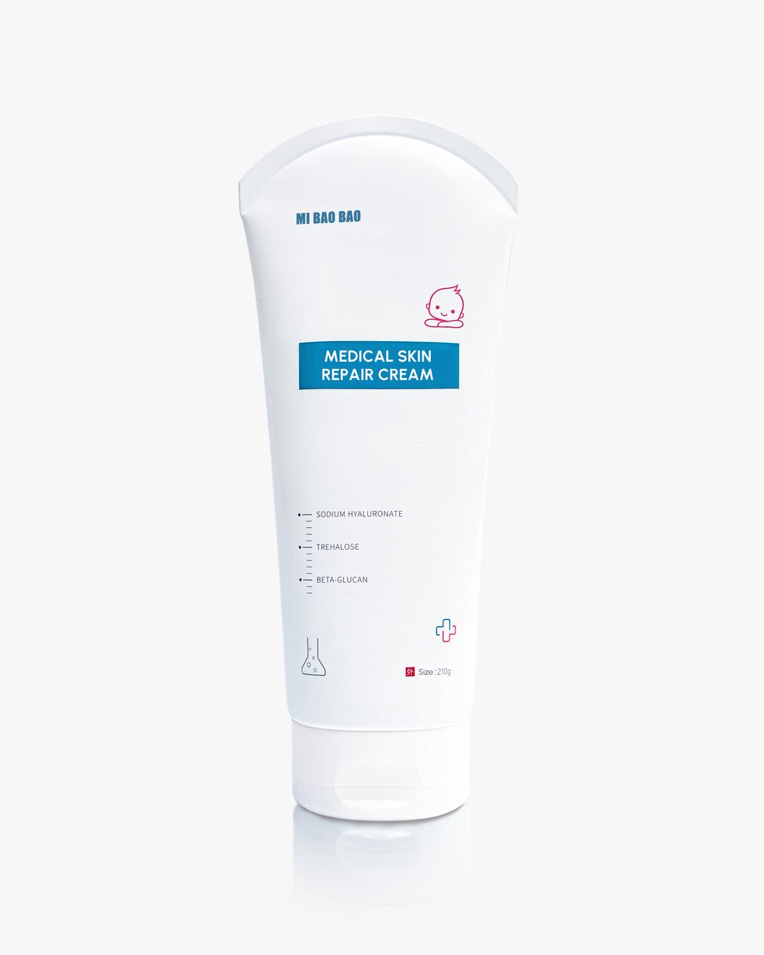 Baby Eczema Cream - Hypoallergenic Hydration + Barrier Repair 210g