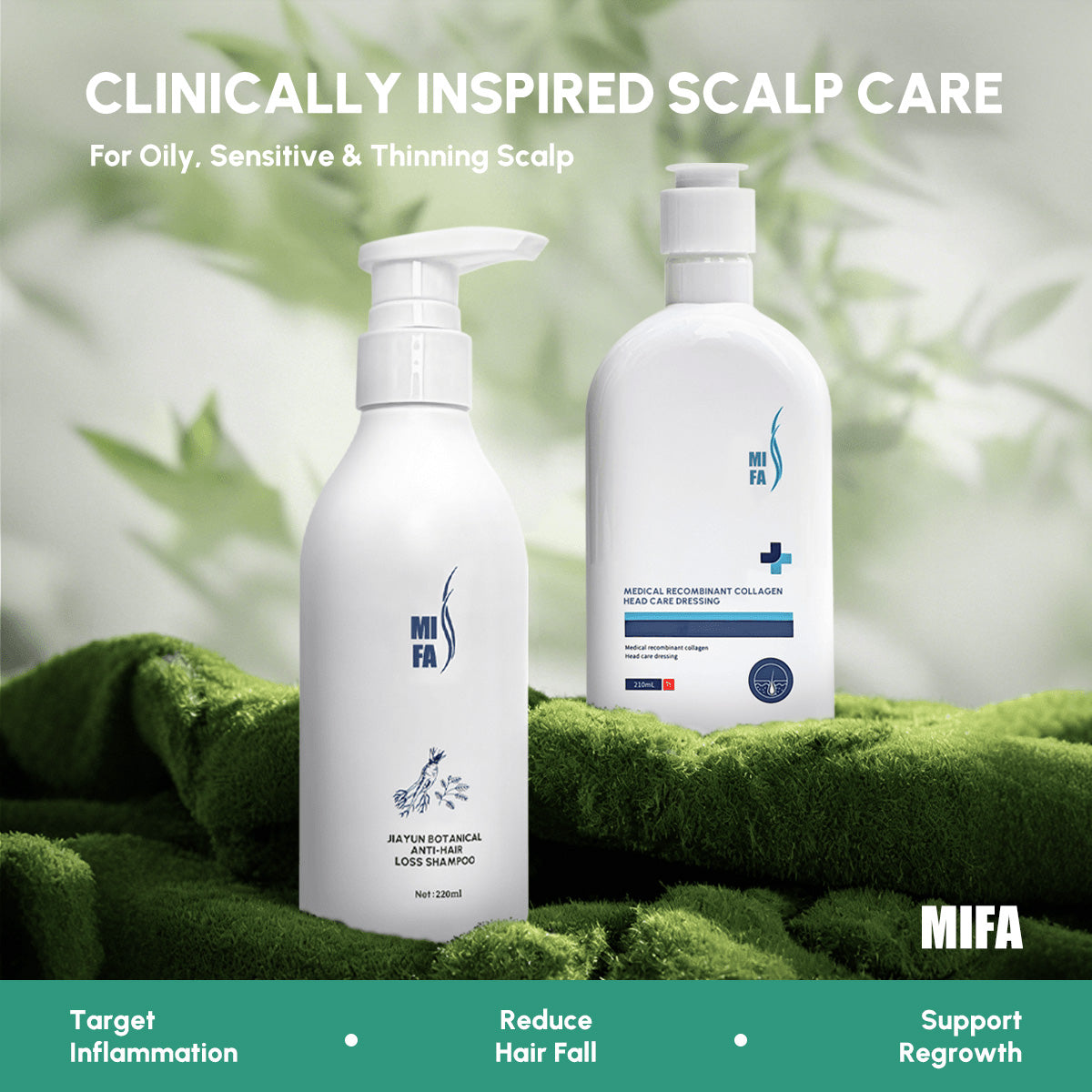 Botanical Thickening + Collagen Scalp Repair Shampoo Set